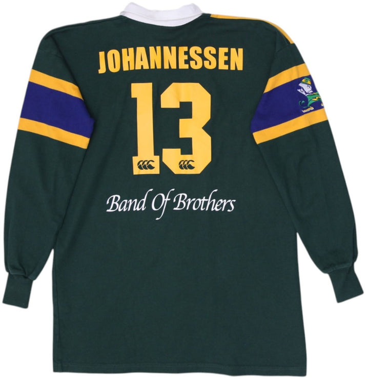 Vintage Canterbury St.Patrick Johannessen #13 Band Of Brothers Rugby T-Shirt