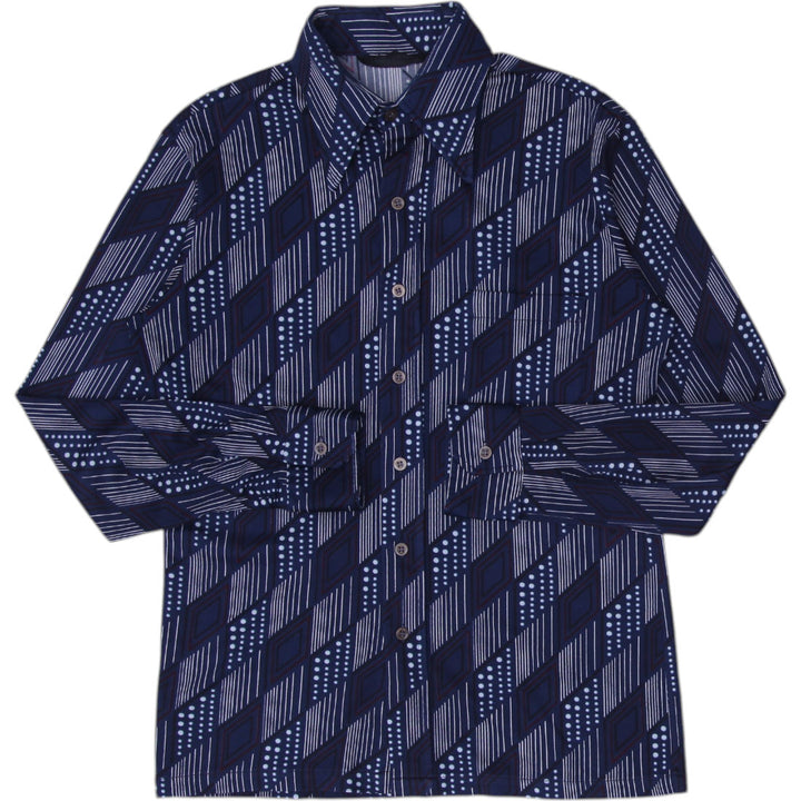 St Michael Geometric Print Shirt Size M