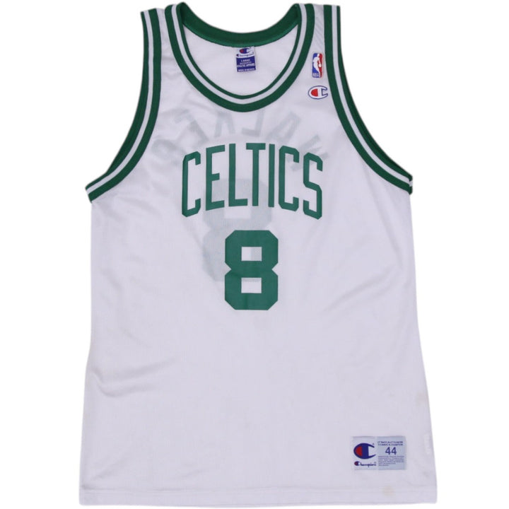 Vintage Champion Celtics Walker #8 White Mesh Basketball Jersey Size L | Migration_Jerseys | Fashion Rerun