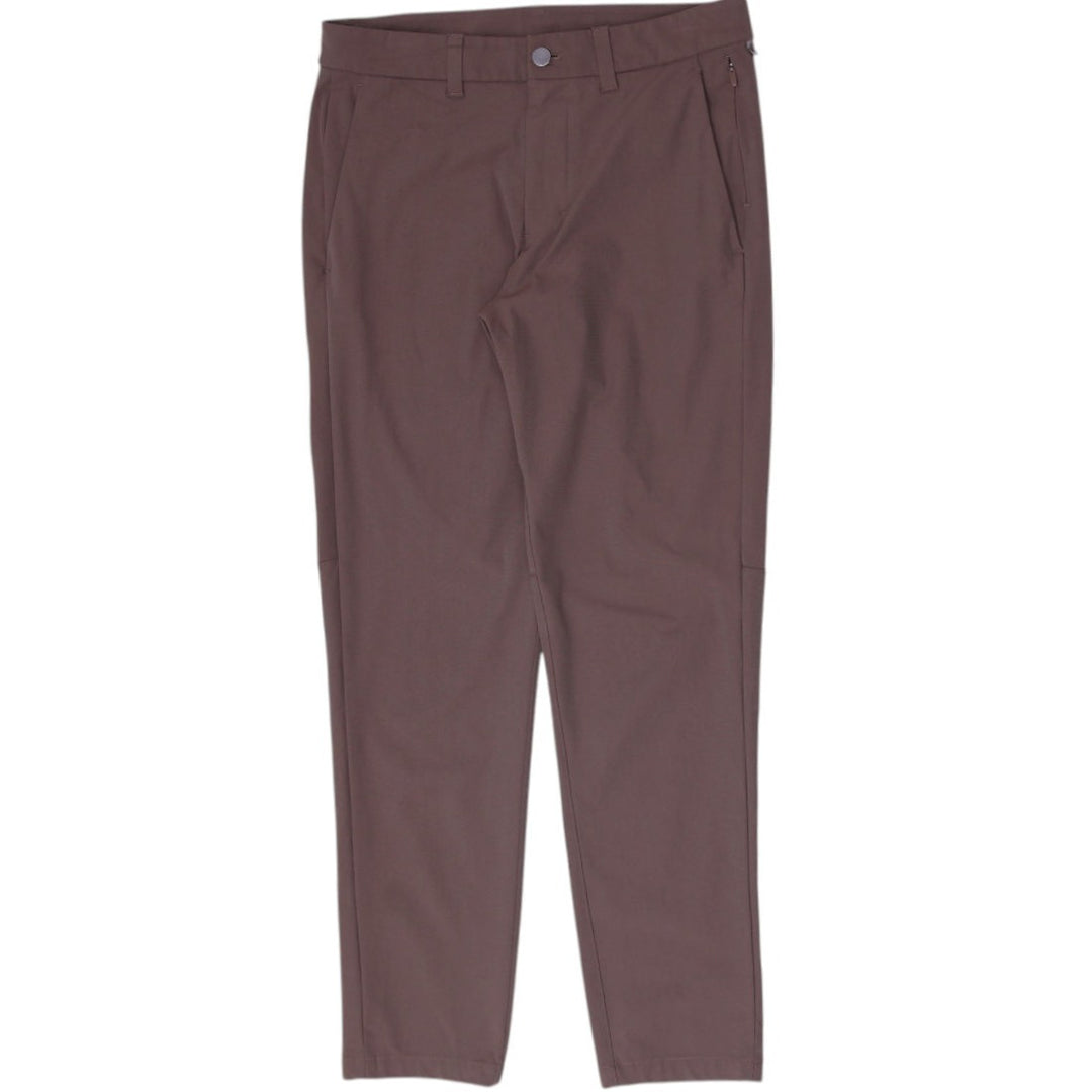 Mens Lululemon Commission Slim Fit Warpstreme Chino Trousers Golf Casual
