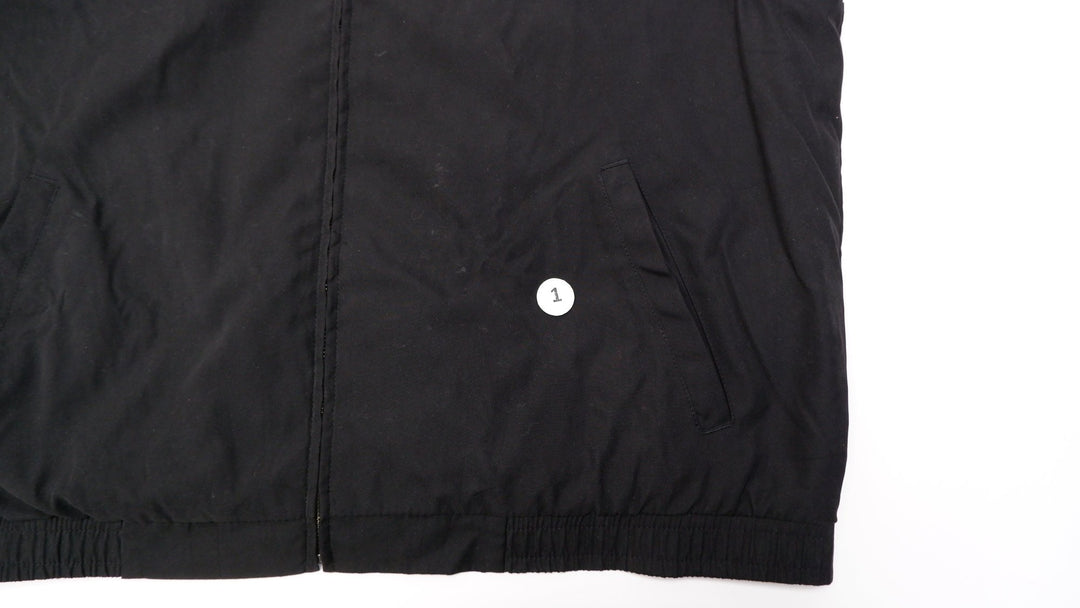 Vintage Mens Polo Ralph Lauren Harrington Jacket Black Full Zip Classic Logo