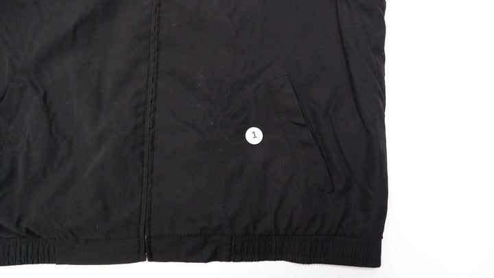 Vintage Mens Polo Ralph Lauren Harrington Jacket Black Full Zip Classic Logo