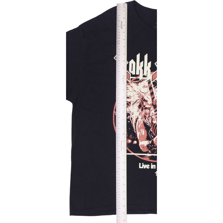 Mens Zakk Sabbath T-Shirt Black Graphic Live in Detroit Size XL