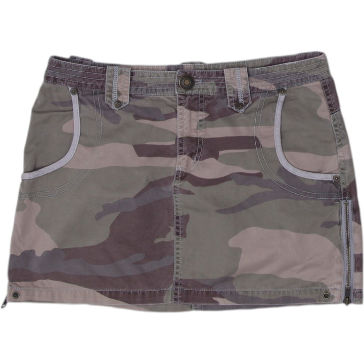 Y2K Ladies Cam Cargo Pockets Mini Skirt Size M | Migration_Skirts | Fashion Rerun