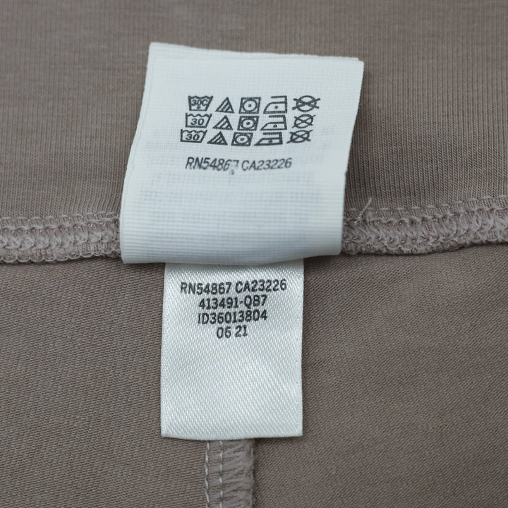 Ladies Pink Victoria's Secret High Waist Tight Shorts Mauve Taupe Washed Logo S