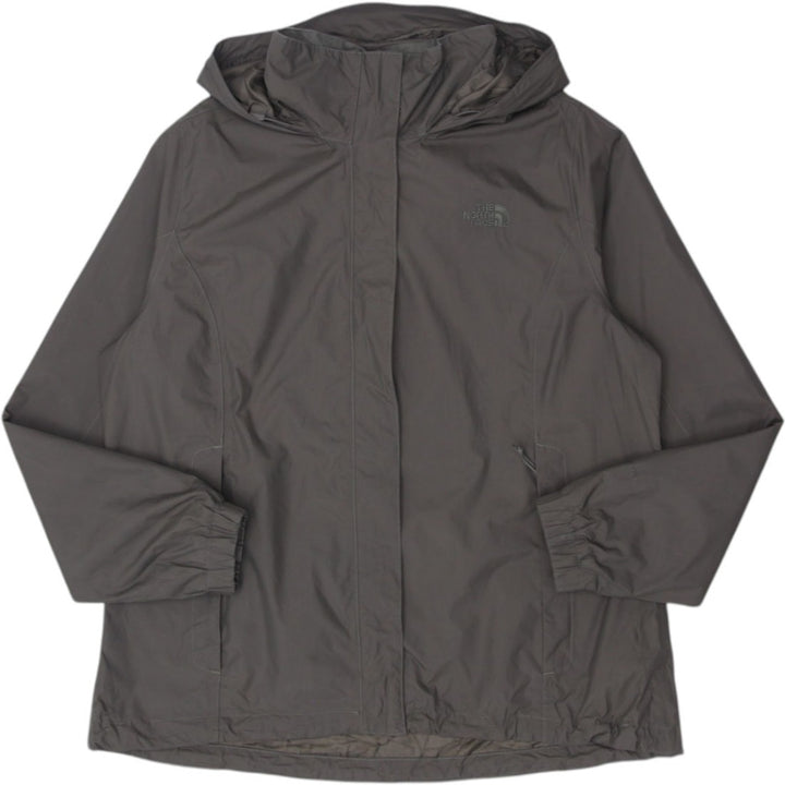 Ladies The North Face Jacket Olive Hooded Windbreaker Lightweight XL