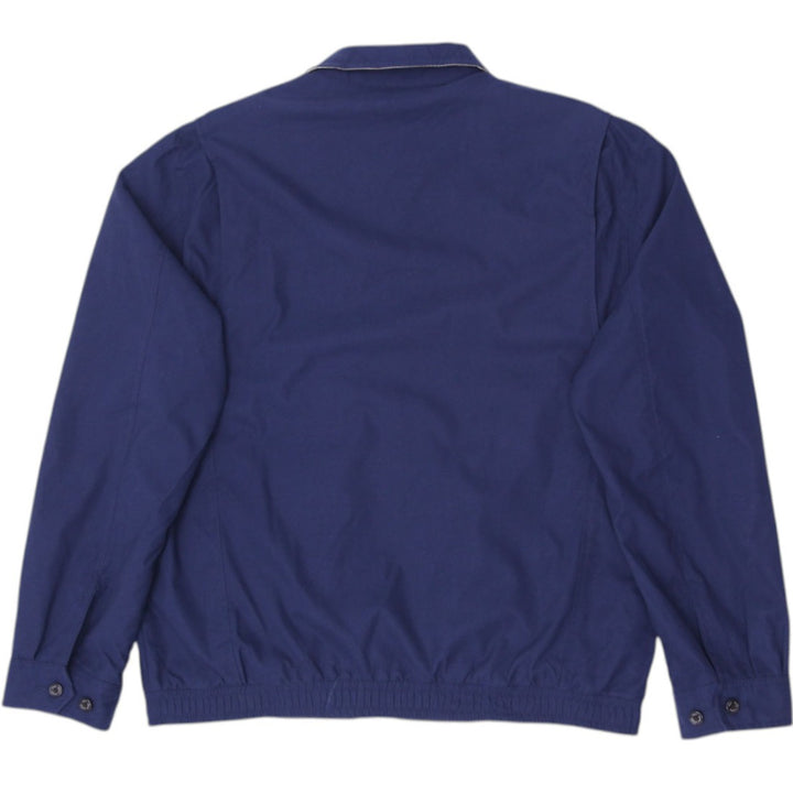 Vintage Polo By Ralph Lauren Navy Harrington Zip Up Jacket M | Migration_Jackets RL Collection - Side View | Fashion Rerun