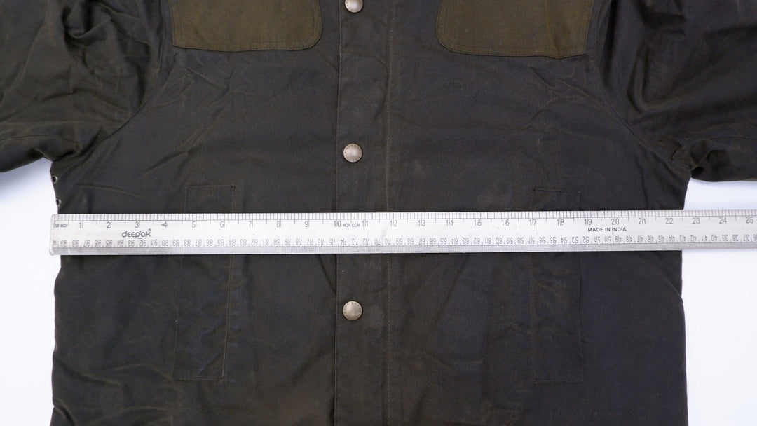 Mens Barbour Hartlington Wax Button Jacket Olive | Migration_Jackets UAENAT20 - View 11 | Fashion Rerun