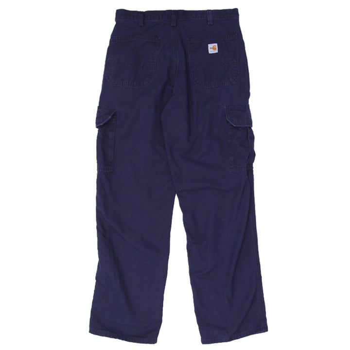 Mens Carhartt FR CAT 2 Original Fit Cargo Pants Navy - Fashion Rerun Vintage Migration_Pants