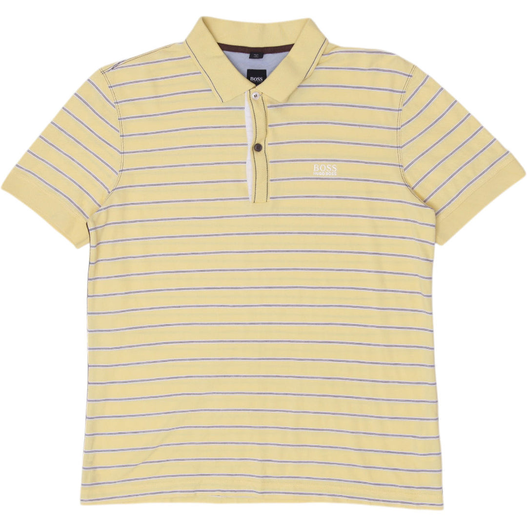 Mens Hugo Boss Regular Fit Striped Polo T-Shirt Size L