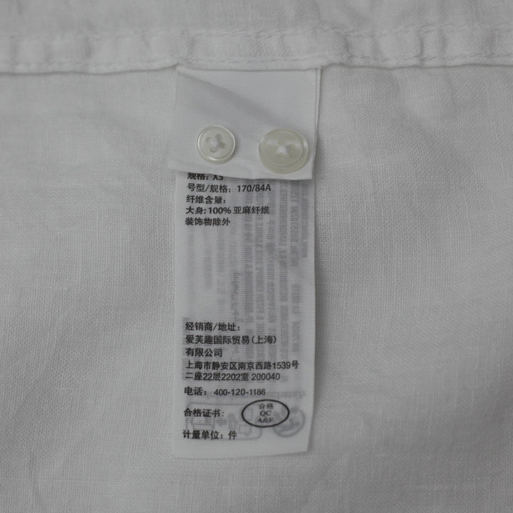 Abercrombie Linen Button-Up Shirt Size XS | Migration_Shirts MJ DROP - Detail View | Fashion Rerun