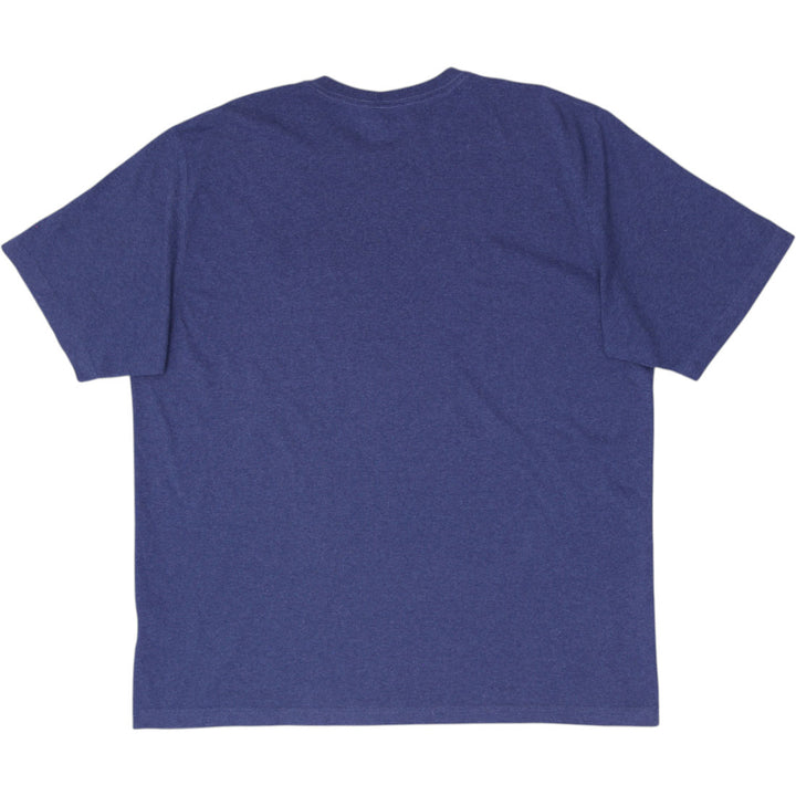 Mens Carhartt Loose Fit K195 Graphic T Shirt Heather Navy Blue Neon Green Logo