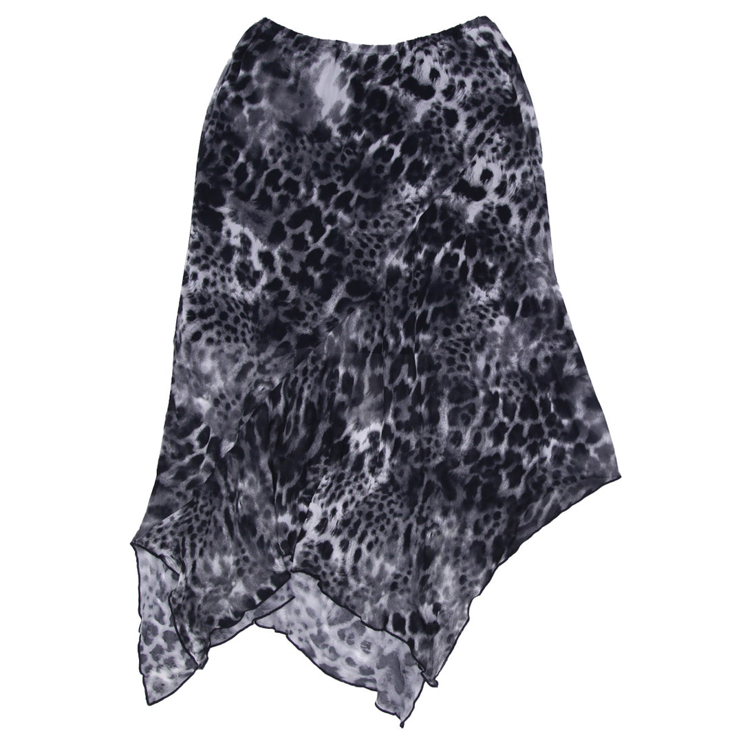 Y2K Ladies La Soie Line Animal Print Skirt