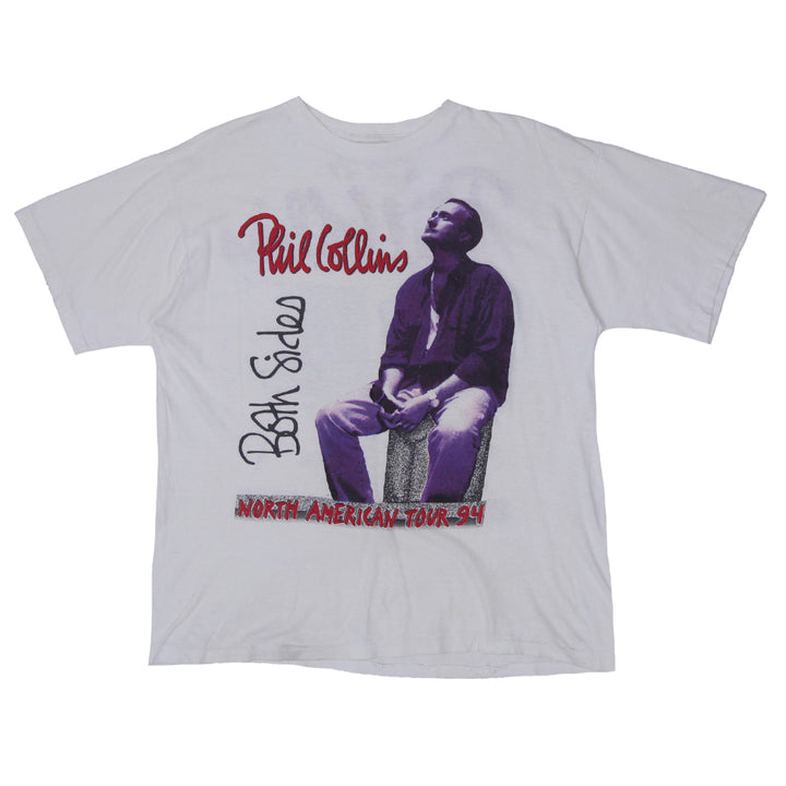 94 Vintage Phil Collins Both Sides North American Tour Sold Out T-Shirt S.Stitch Distressed XL - Fashion Rerun Vintage Migration_T-Shirt