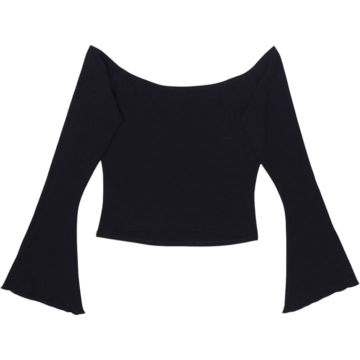 Y2K True Religion Rhinestone Off-Shoulder Top Size S/P