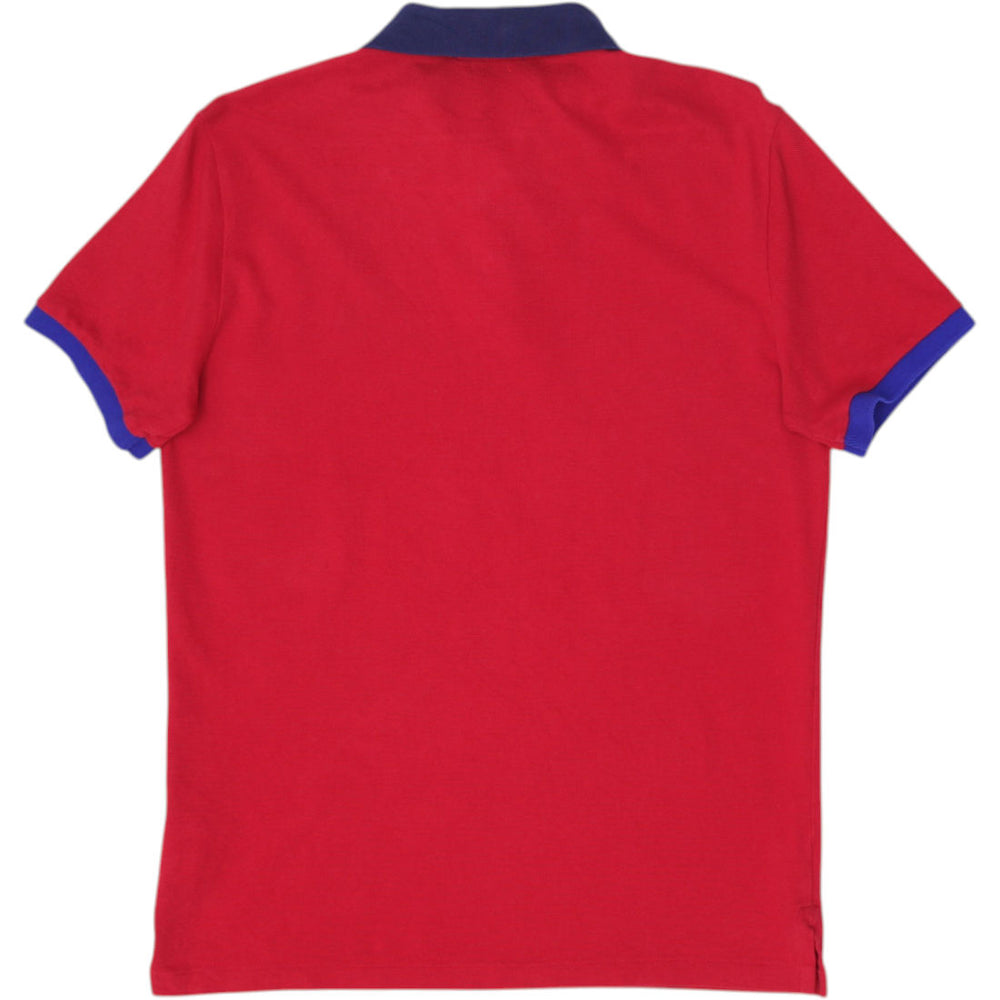 Polo Ralph Lauren Custom Slim Fit Blue Details Shirt Size M | Migration_T-Shirts - Side View | Fashion Rerun