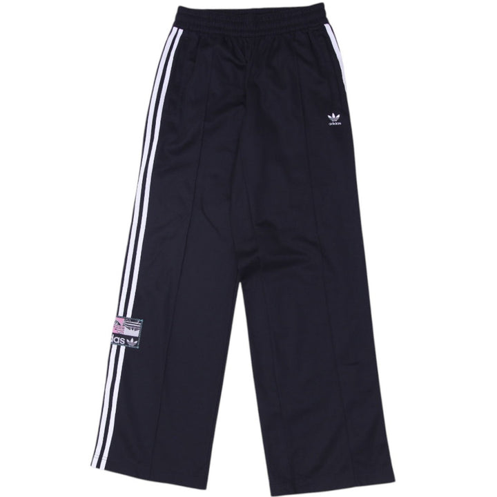 Ladies Adidas Track Pants Black Striped Logo Athletic Wear Size S | Migration_Pants | Fashion Rerun
