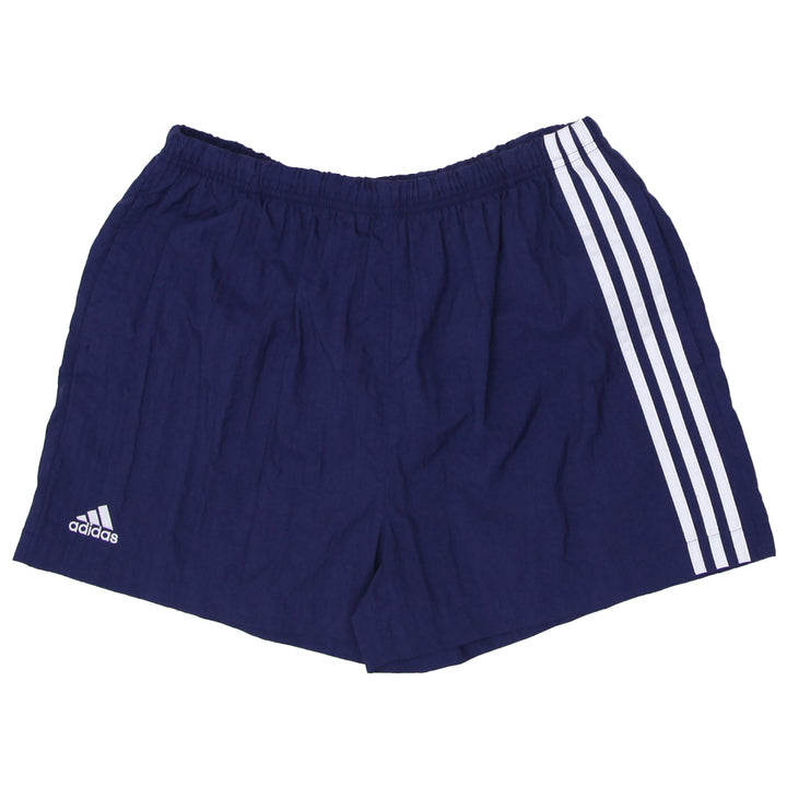 Vintage Adidas Embroidered White Stripes Nylon Shorts - Fashion Rerun Vintage Migration_Shorts