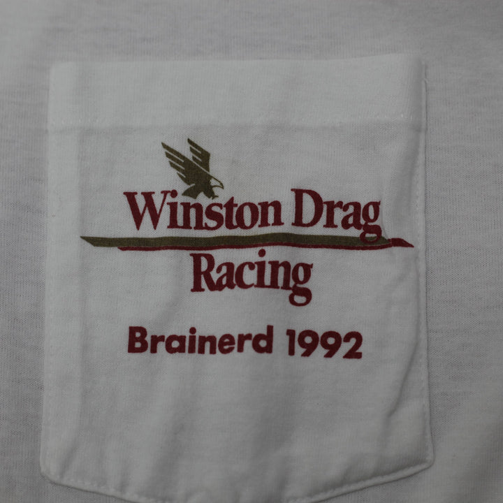 Vintage 1992 Winston Drag Racing Long Sleeve T-Shirt Size XL