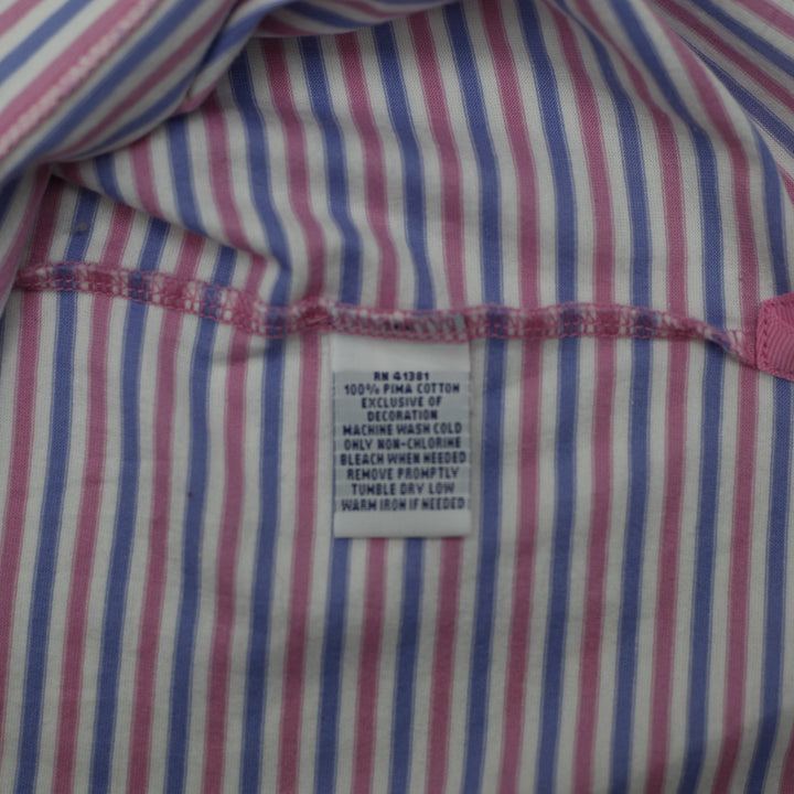 Mens Polo Golf Ralph Lauren Striped Short Sleeve Polo T-Shirt Size L