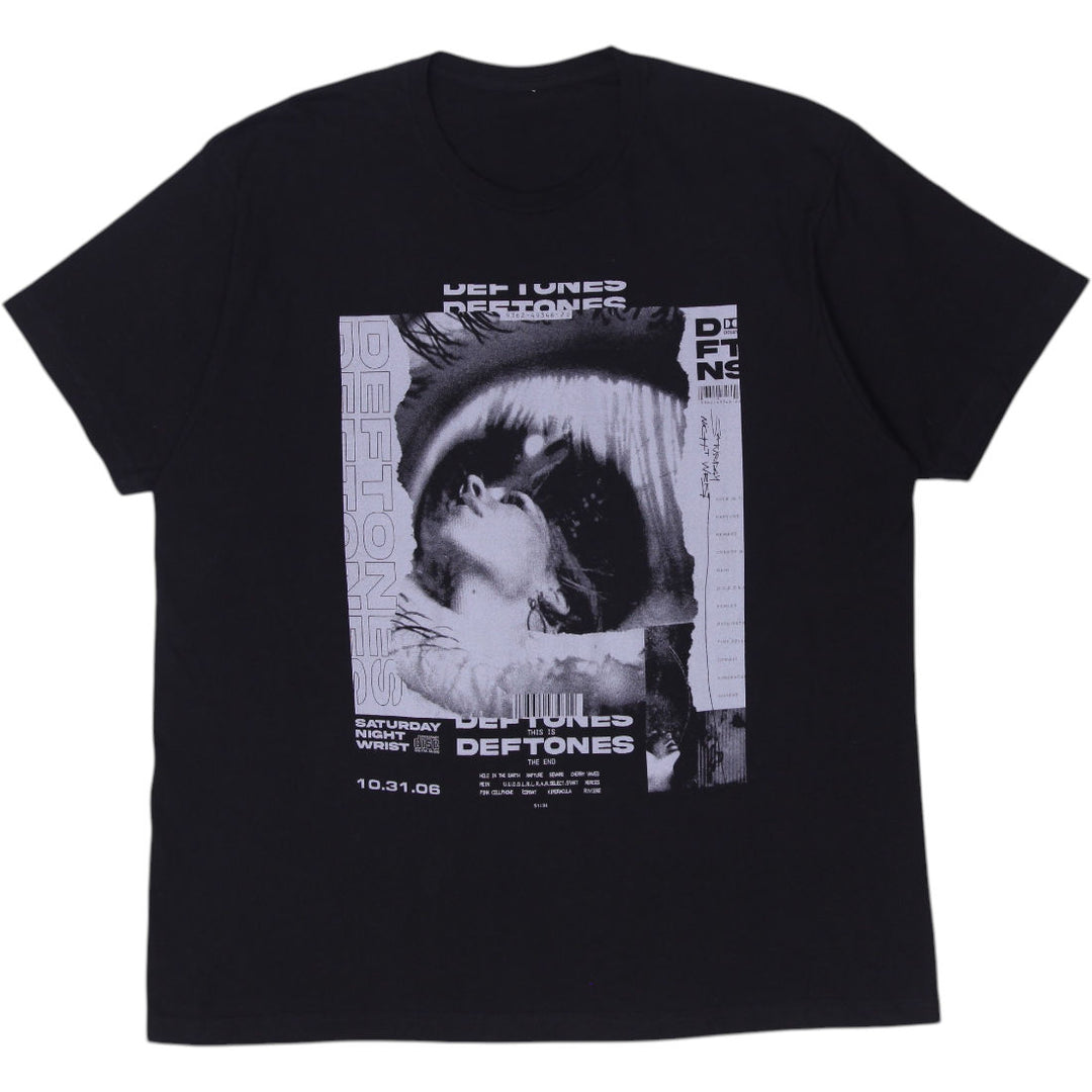 Mens Deftones Graphic Music Design Band T-Shirt Size XL