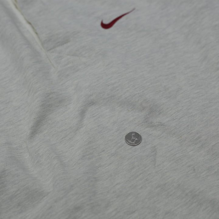 90's Vintage Nike Swoosh Embroidered Rugby Shirt - Fashion Rerun Vintage Migration_T-Shirt