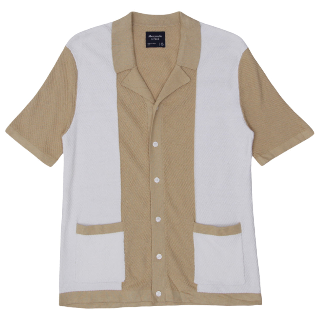 Mens Abercombie And Fitch Knit Polo Shirt - Fashion Rerun Vintage Migration_Shirt