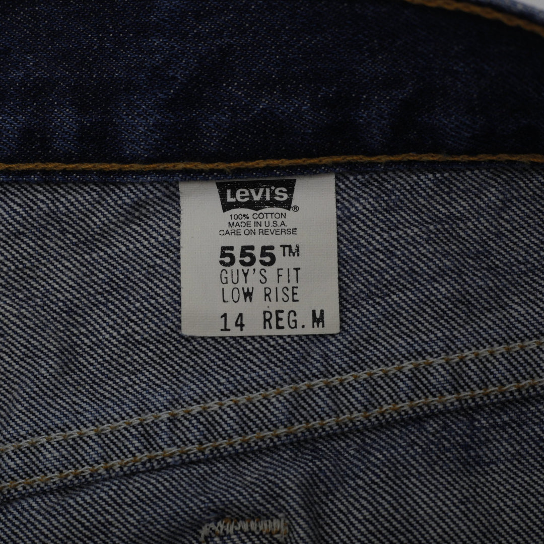 Levi's 555 Low Rise Straight Jeans | Migration_Jeans MJ DROP - Back View | Fashion Rerun