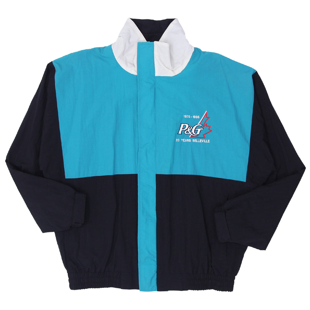 Vintage Canada Sportswear Procter & Gamble Canada Full Zip Windbreaker Jacket - Fashion Rerun Vintage Migration_Jacket