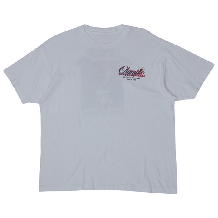 Vintage 1995 Salt Lake City Olympic Announcement T-Shirt -Party Of The Century Single Stitch - Fashion Rerun Vintage Migration_T-Shirt