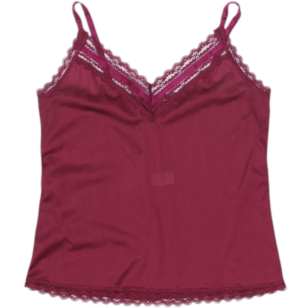 Y2K Ladies Camisole Lace Detail Top Size 36