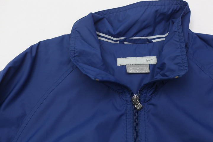 Vintage Embroidered Nike Logo Zipper Nylon Jackets