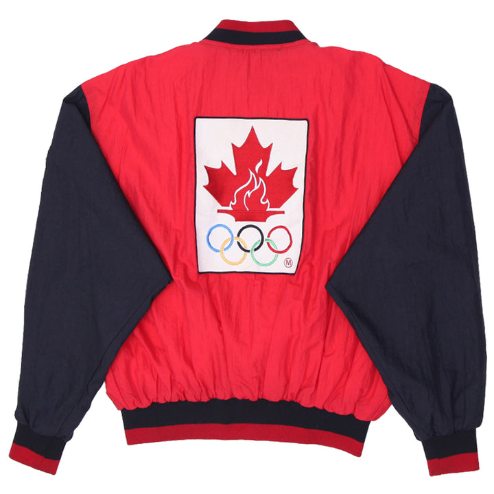 Vintage Team Canada Champion Bomber Jacket 1996 90s Olympics