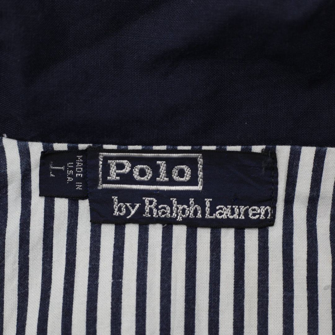 Vintage Mens Polo Ralph Lauren Embroidered Crest Jacket Made in USA Size L | Migration_Jackets - Back View | Fashion Rerun