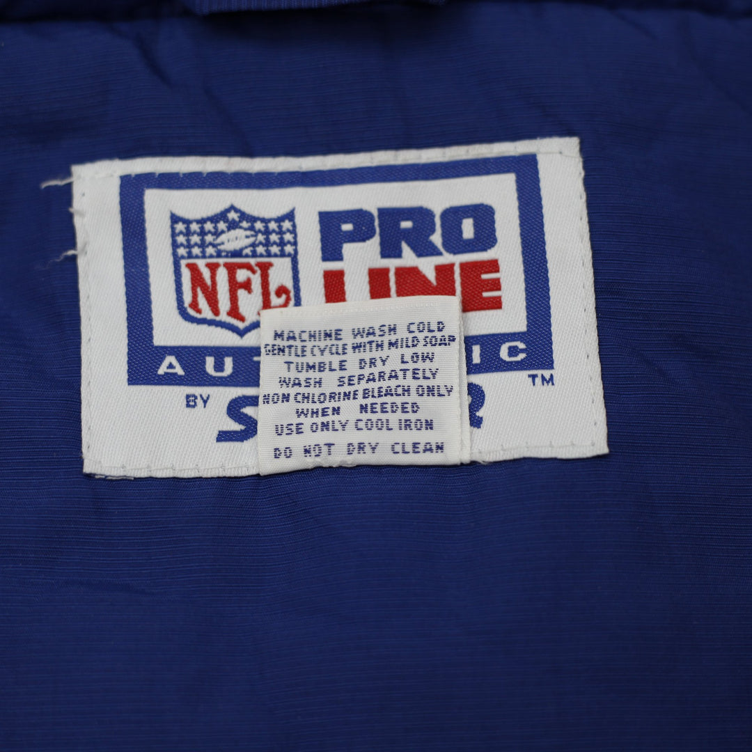 Vintage Mens 90s Starter NFL ProLine New England Patriots Pepsi Pullover Puffer