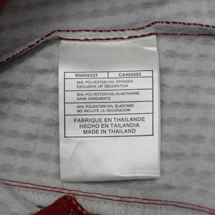 Vintage Ladies Nike Sphere Red Full Zip Running Vest Size XS