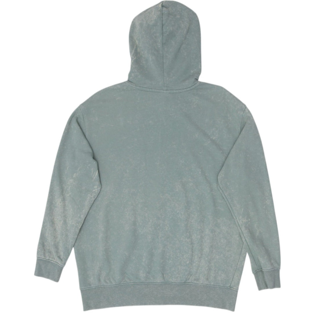 Mens Embroidered Nike Swoosh Logo Tie Dye Pullover Green Hoodie S