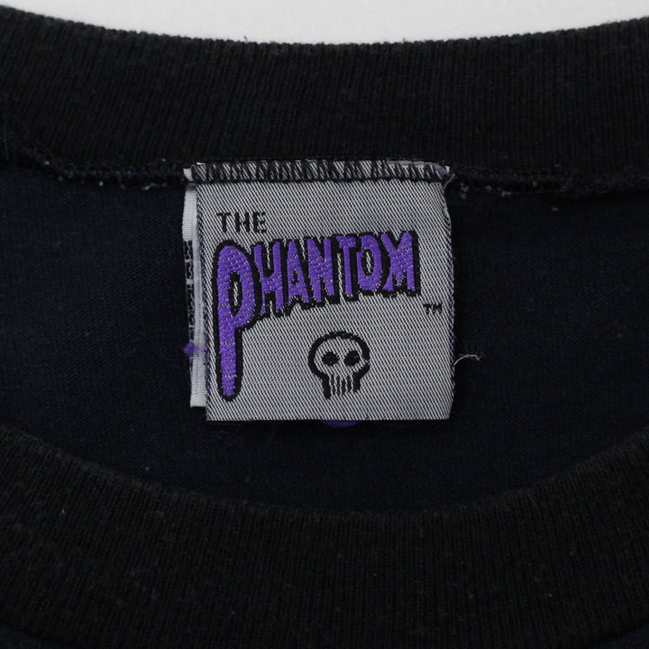 Vintage The Phantom Comic T-Shirt Black Graphic Tee 1996 Single Stitch Size XL | Migration_T-Shirts - Back Vi | Fashion Rerun