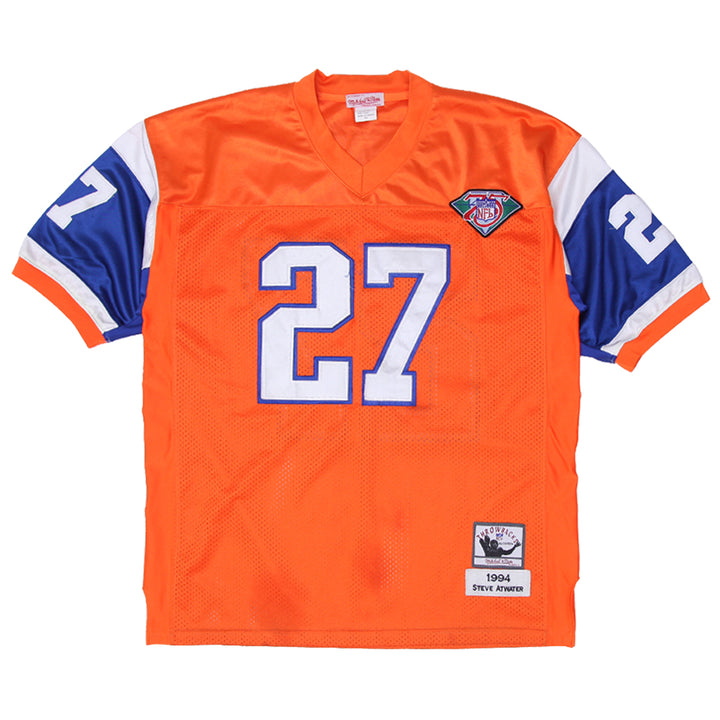 Vintage 1994 Mitchell & Ness NFL Denver Broncos Steve Atwater 27 Football Jersey - Fashion Rerun Vintage Migration_Jersey