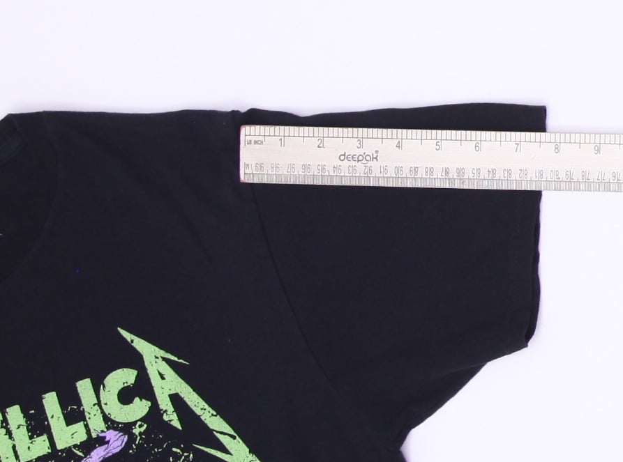 Mens Metallica Their Money Tips Her Scales Again T-Shirt Size M