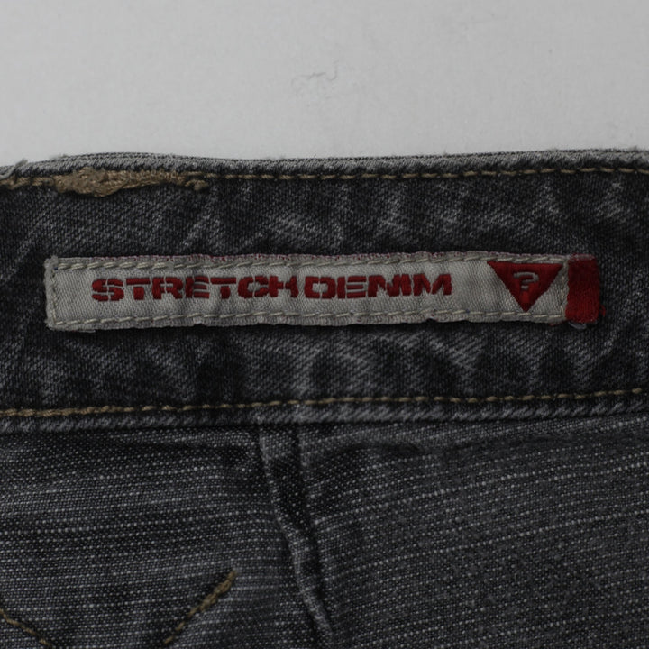 Y2K Ladies GUESS Jeans Front Seam Flared Denim Jeans Size 32