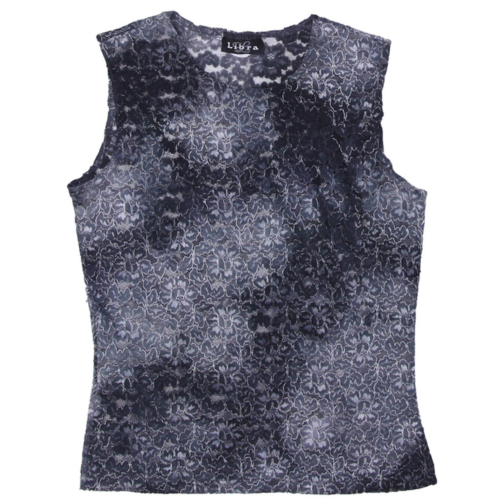 Y2K Ladies Sleeveless Lace Top - Fashion Rerun Vintage Migration_Tops