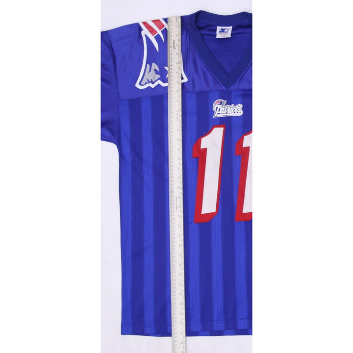Vintage 90s New England Patriots Drew Bledsoe 11 Starter NFL Jersey Men's 52/XL | Migration_Jerseys - View 6 | Fashion Rerun