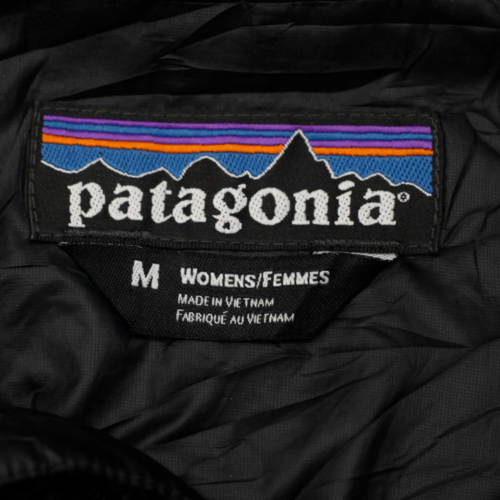 Ladies Patagonia Black Nano Puff Half-Zip Pullover Lightweight Puffer Jacket M