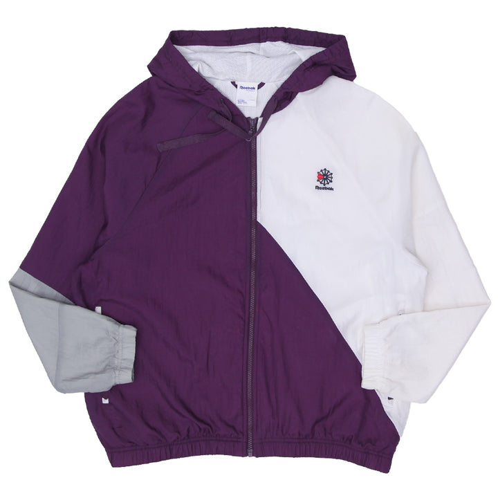 Mens Reebok Classic Full Zip Windbreaker Jacket - Fashion Rerun Vintage Migration_Jacket