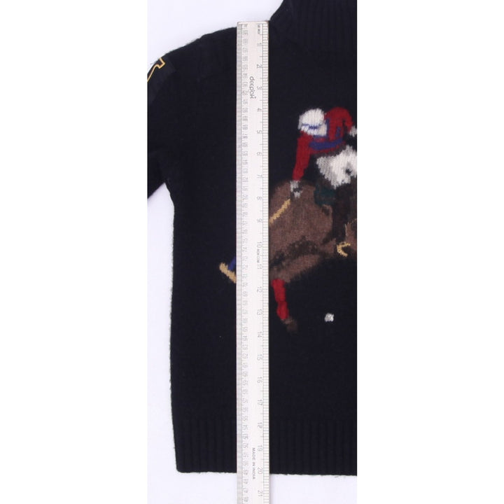 Vintage Ladies Polo By Ralph Lauren Equestrian Stampede Turtleneck Sweater S | Migration_Knitwear & Sweaters | Fashion Rerun