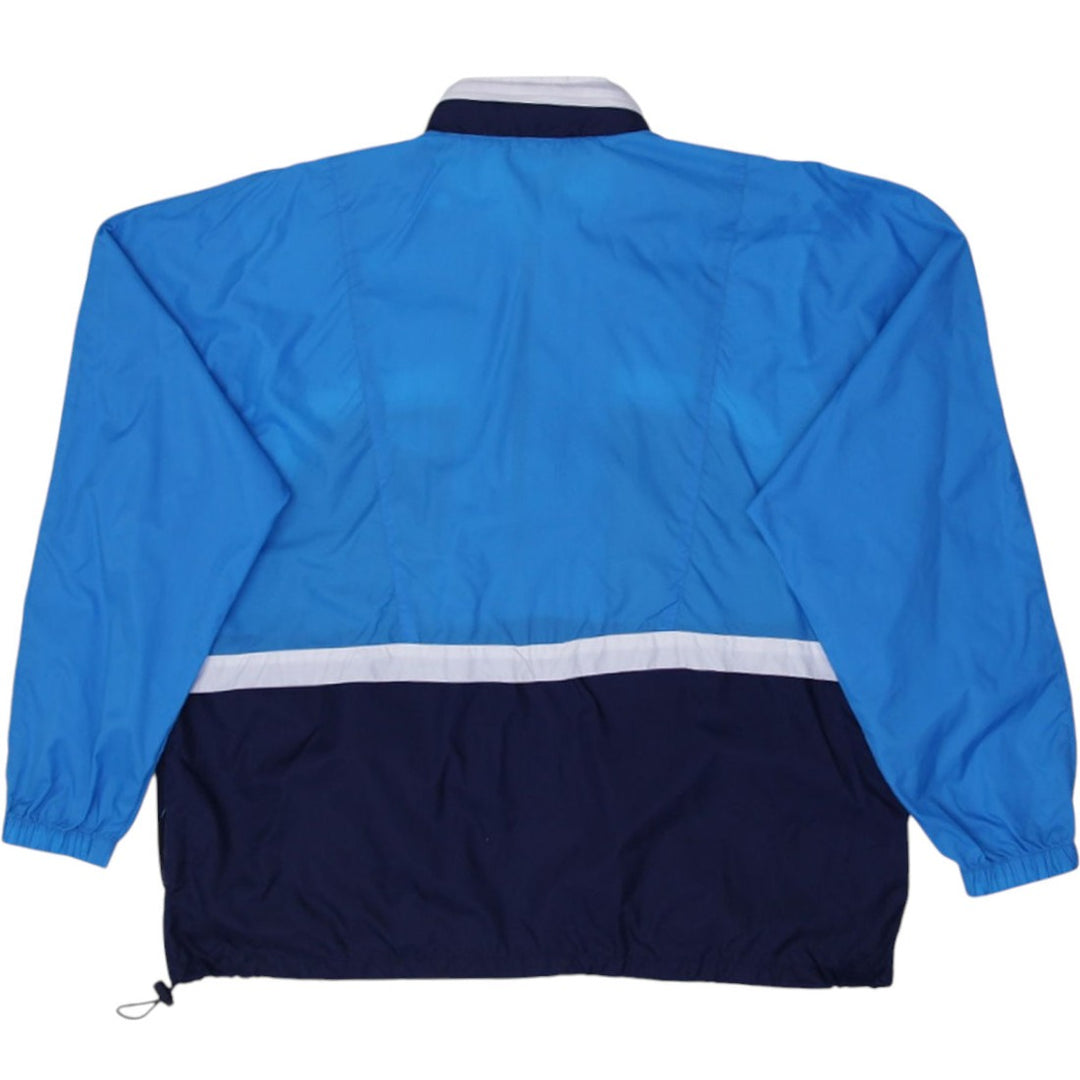 Vintage Nike Windbreaker Jacket Gray Tag 90s Nylon Blue Hooded Mens