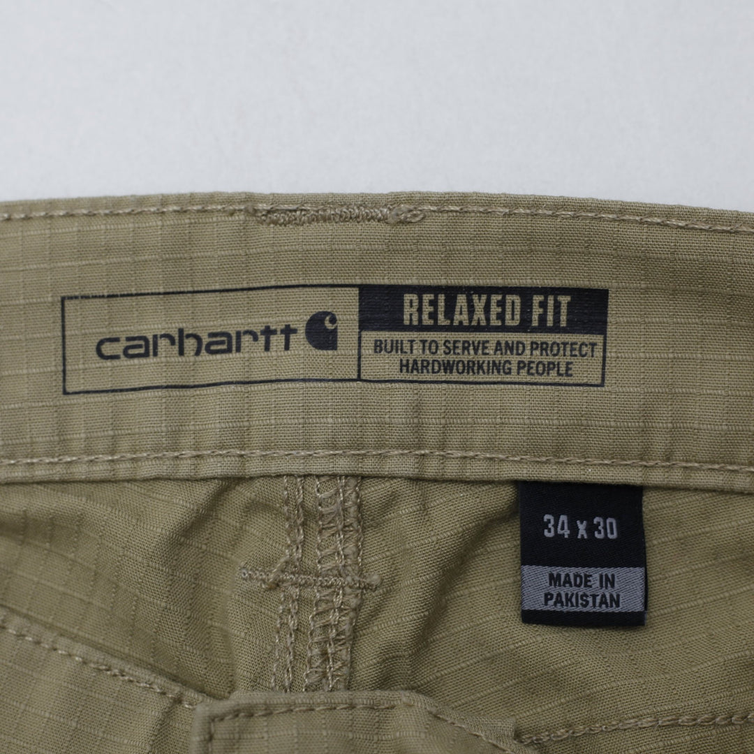 Mens Carhartt Relaxed Fit Force BN5296 Ripstop Workwear Cargo Pants Size 34x30 | Migration_Pants WW Collectio | Fashion Rerun