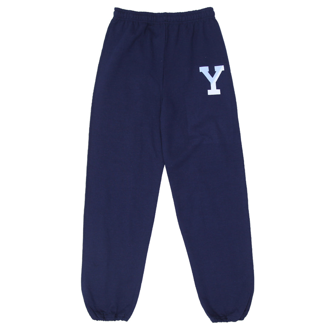 Mens Gildan Fleece Navy Sweatpants - Fashion Rerun Vintage Migration_Pants