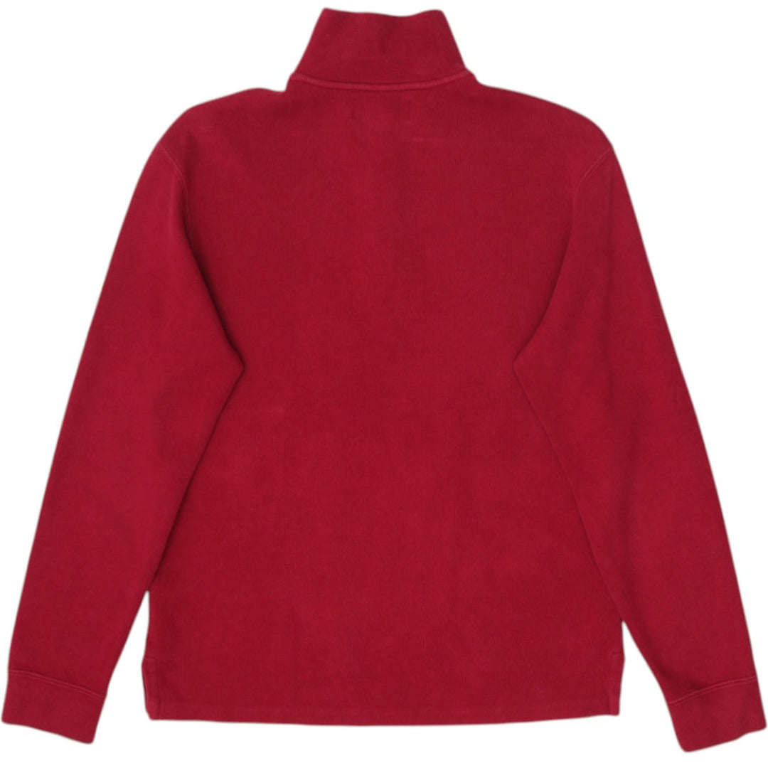 Vintage Mens Polo by Ralph Lauren Red Casual Warm 1/4 Zip Sweater Size S | Migration_Knitwear & Sweaters - Si | Fashion Rerun